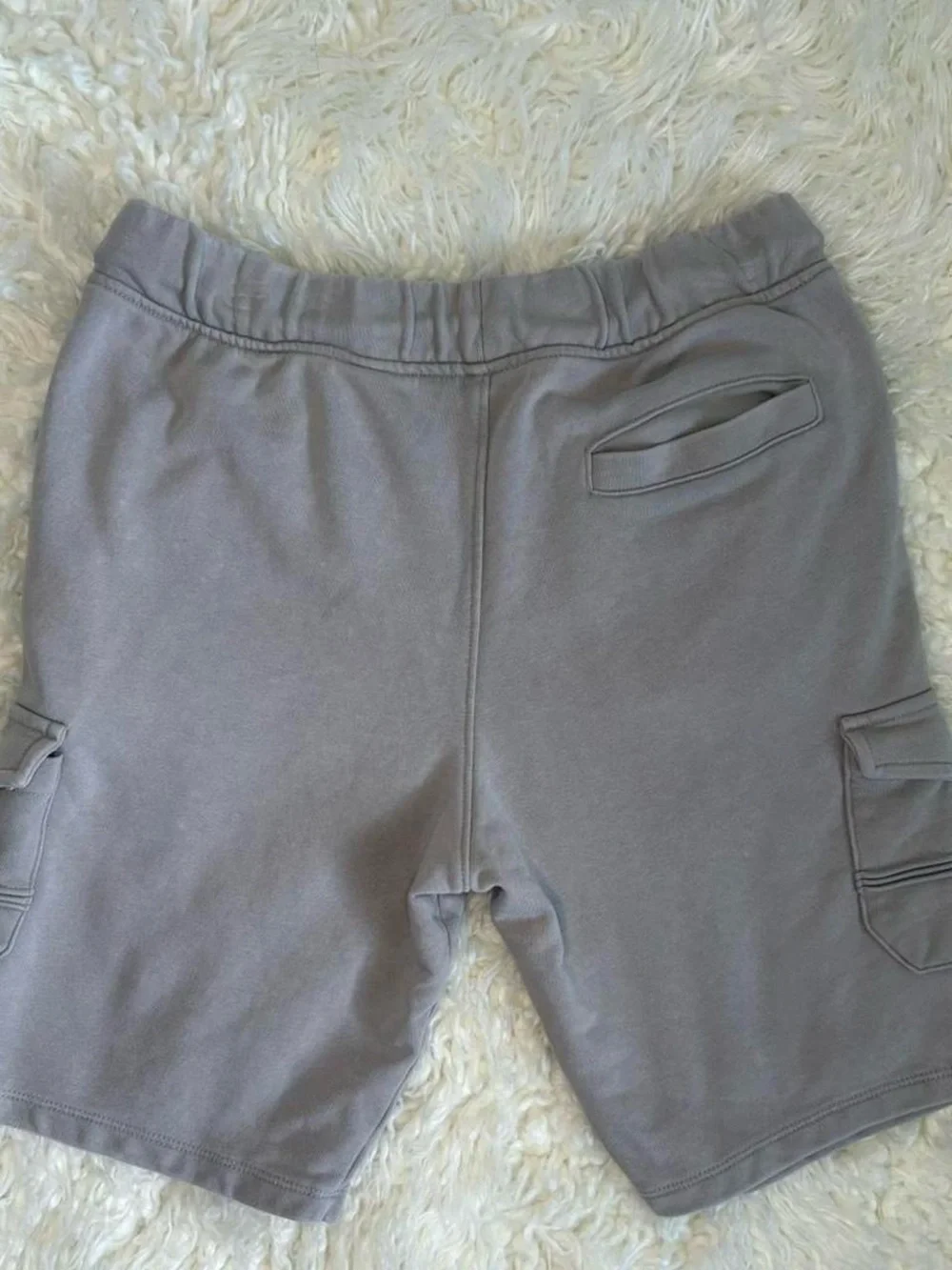 🩶 Wonder Nation Boys French Terry Cargo Shorts Heather Grey XXL